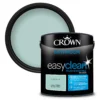 Crown Easyclean® Mouldguard+ Bathroom Mid Sheen Washable Multi Surface Paint Soft Duck Egg® - 2.5 L 1 Crown Easyclean® Mouldguard+ Bathroom Mid Sheen Washable Multi Surface Paint Soft Duck Egg® - 2.5 L -Laura Paint Shop 12886781 8654847496161286