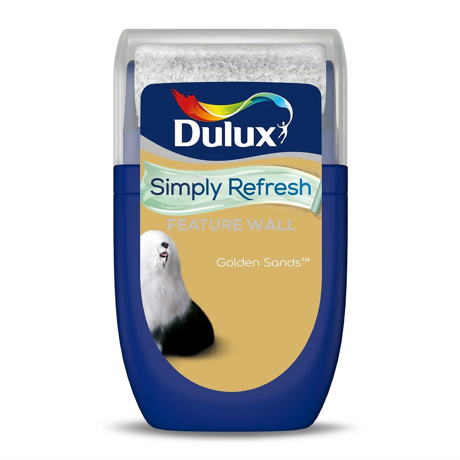 Dulux Simply Refresh Feature Wall One Coat Matt Emulsion Paint Golden Sands - Tester 30ml 3 Dulux Simply Refresh Feature Wall One Coat Matt Emulsion Paint Golden Sands - Tester 30ml
