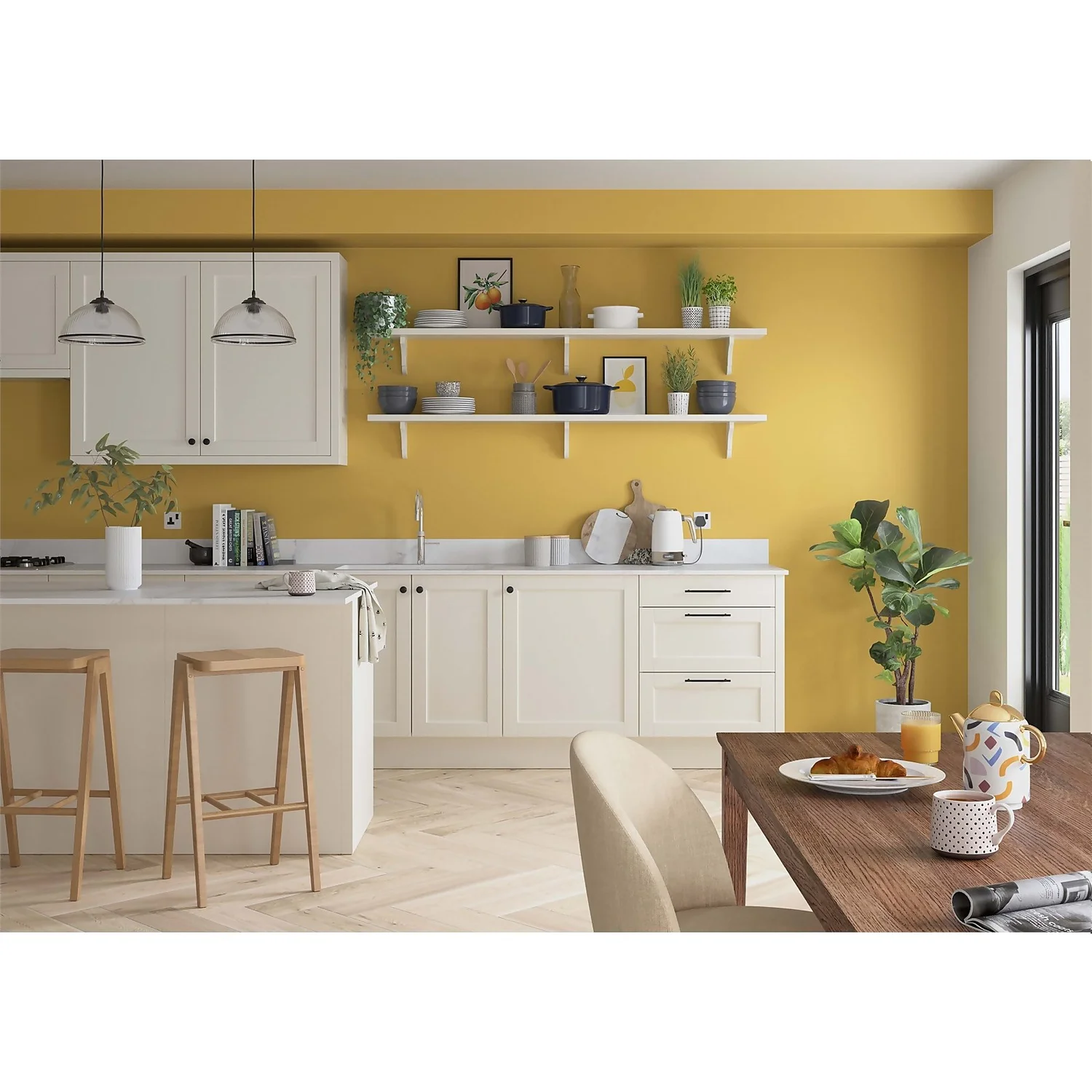 Dulux Simply Refresh Feature Wall One Coat Matt Emulsion Paint Golden Sands - Tester 30ml 5 Dulux Simply Refresh Feature Wall One Coat Matt Emulsion Paint Golden Sands - Tester 30ml - Image 3