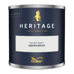 Dulux Heritage Matt Emulsion Paint Indian White - Tester 125ml 14 Dulux Heritage Matt Emulsion Paint Indian White - Tester 125ml -Laura Paint Shop 12891224 1114843787233425