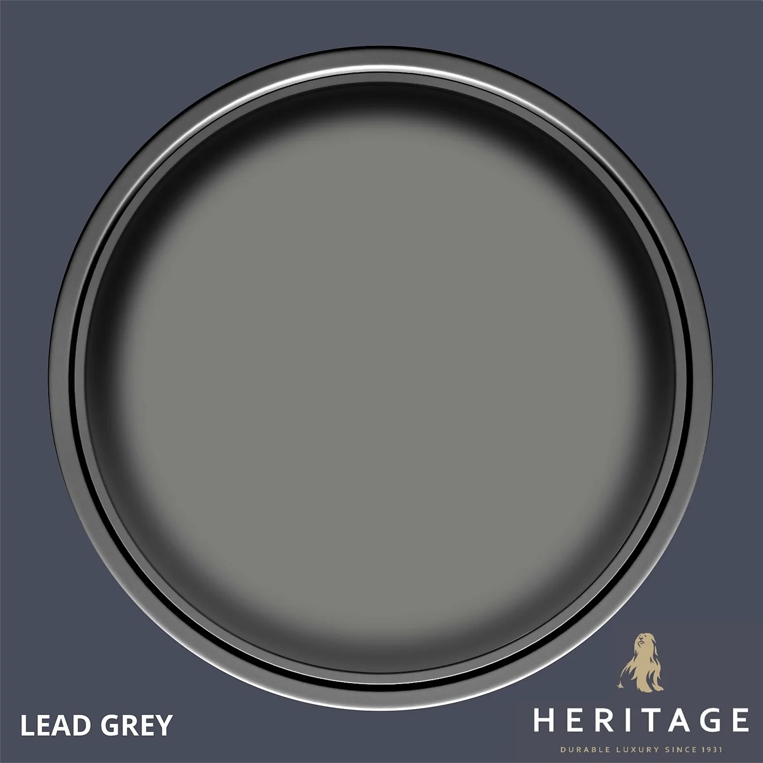 Dulux Heritage Matt Emulsion Paint Lead Grey - Tester 125ml 5 Dulux Heritage Matt Emulsion Paint Lead Grey - Tester 125ml - Image 3