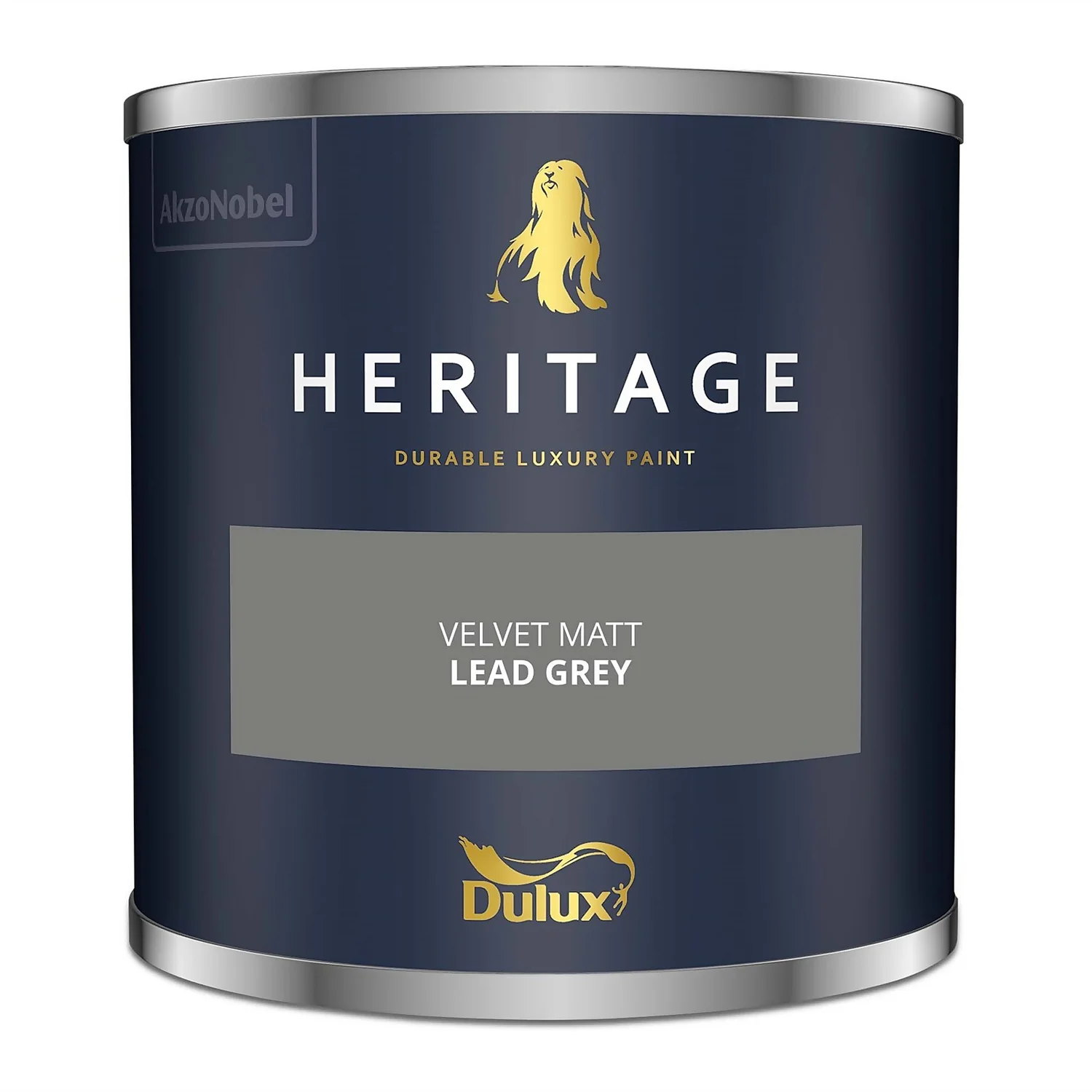 Dulux Heritage Matt Emulsion Paint Lead Grey - Tester 125ml 6 Dulux Heritage Matt Emulsion Paint Lead Grey - Tester 125ml - Image 4
