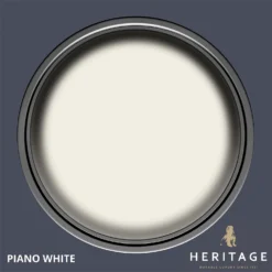 Dulux Heritage Matt Emulsion Paint Piano White - Tester 125ml 13 Dulux Heritage Matt Emulsion Paint Piano White - Tester 125ml -Laura Paint Shop 12891310 1394843787641764