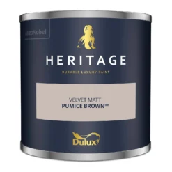 Dulux Heritage Matt Emulsion Paint Pumice Brown - Tester 125ml 14 Dulux Heritage Matt Emulsion Paint Pumice Brown - Tester 125ml -Laura Paint Shop 12891317 1404843790455632