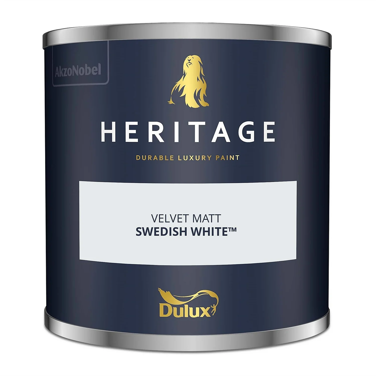 Dulux Heritage Matt Emulsion Paint Swedish White - Tester 125ml 6 Dulux Heritage Matt Emulsion Paint Swedish White - Tester 125ml - Image 4