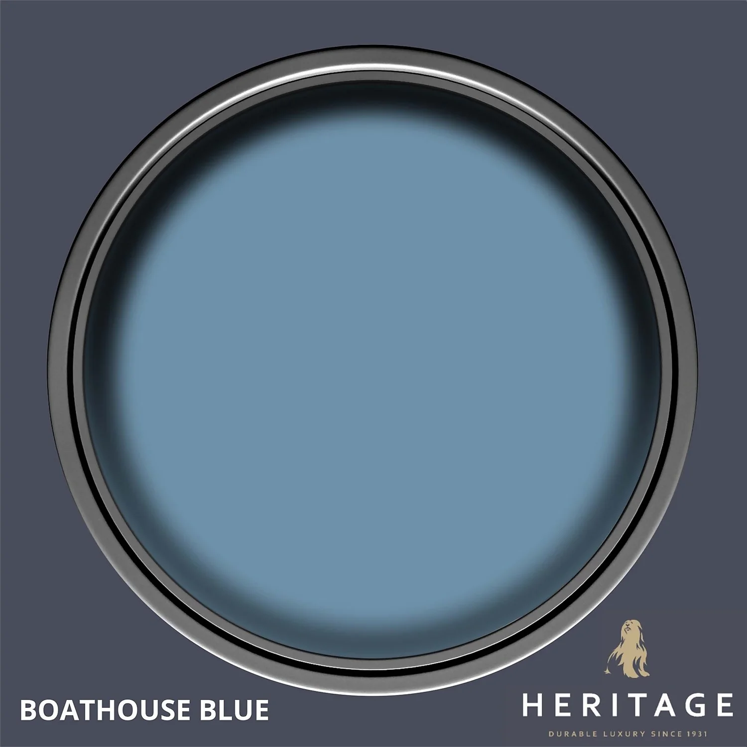 Dulux Heritage Matt Emulsion Paint Boathouse Blue - Tester 125ml 5 Dulux Heritage Matt Emulsion Paint Boathouse Blue - Tester 125ml - Image 3