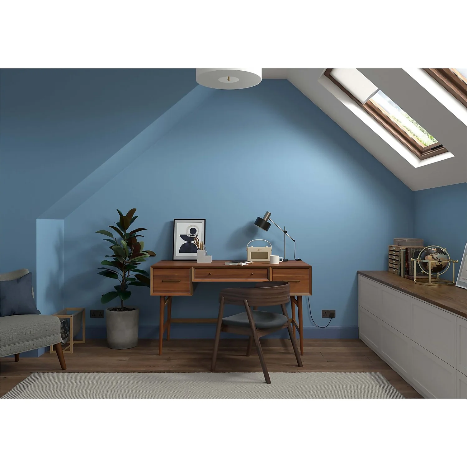 Dulux Heritage Matt Emulsion Paint Boathouse Blue - Tester 125ml 10 Dulux Heritage Matt Emulsion Paint Boathouse Blue - Tester 125ml - Image 8