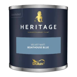 Dulux Heritage Matt Emulsion Paint Boathouse Blue - Tester 125ml 14 Dulux Heritage Matt Emulsion Paint Boathouse Blue - Tester 125ml -Laura Paint Shop 12891385 3054843799904318
