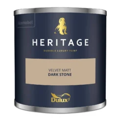 Dulux Heritage Matt Emulsion Paint Dark Stone - Tester 125ml 14 Dulux Heritage Matt Emulsion Paint Dark Stone - Tester 125ml -Laura Paint Shop 12891425 7164843797149709