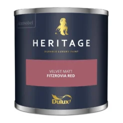 Dulux Heritage Matt Emulsion Paint Fitzrovia Red - Tester 125ml 14 Dulux Heritage Matt Emulsion Paint Fitzrovia Red - Tester 125ml -Laura Paint Shop 12891459 1404843800685329