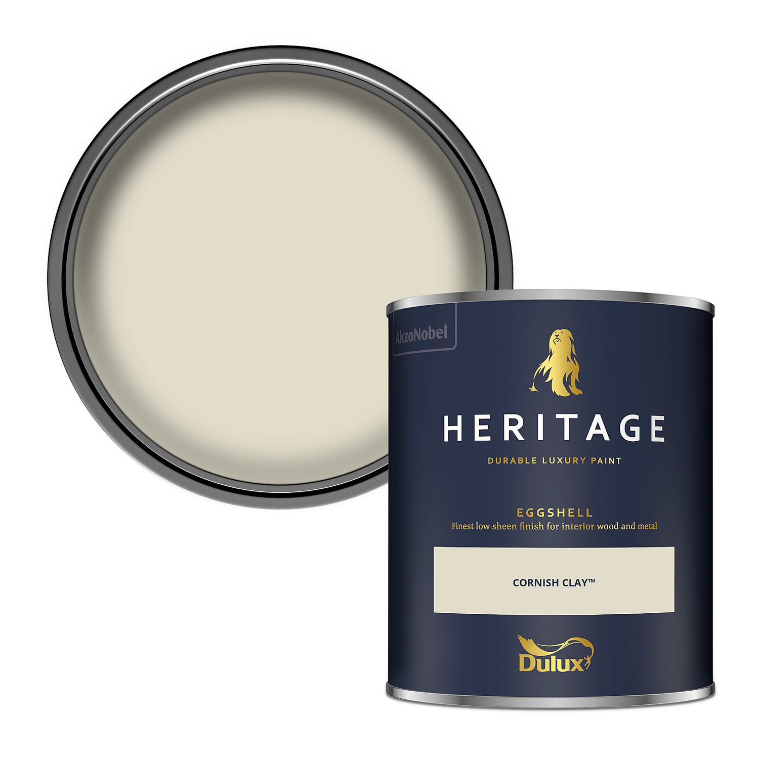 Dulux Heritage Eggshell Paint Cornish Clay - 750ml 3 Dulux Heritage Eggshell Paint Cornish Clay - 750ml