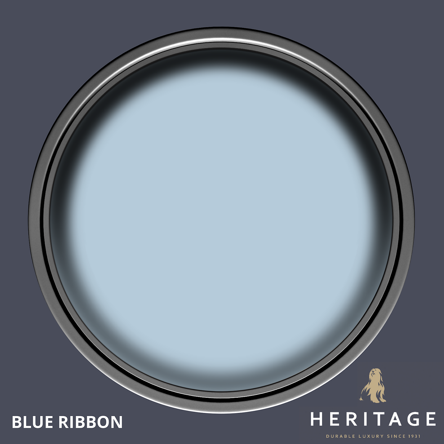 Dulux Heritage Eggshell Paint Blue Ribbon - 750ml 5 Dulux Heritage Eggshell Paint Blue Ribbon - 750ml - Image 3