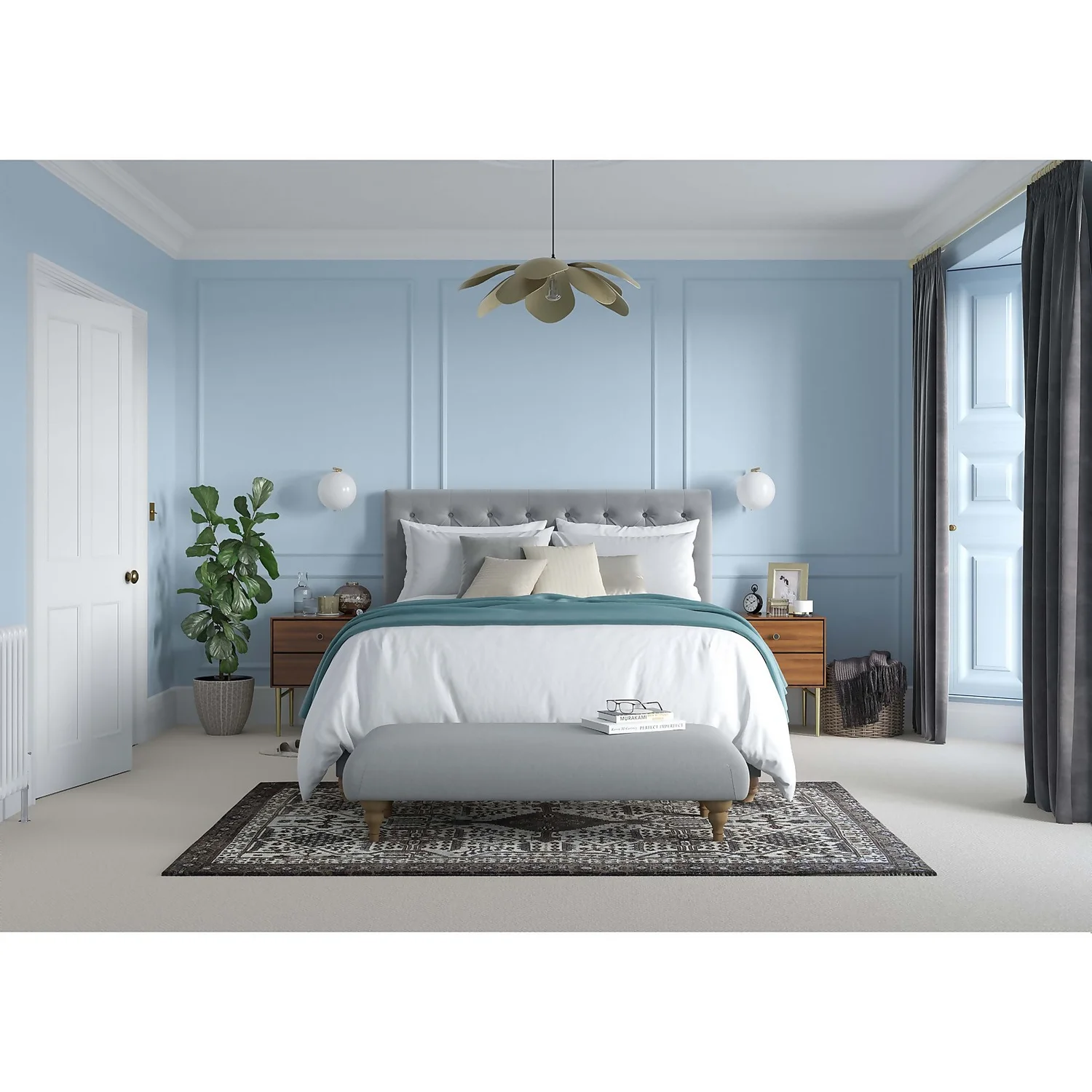 Dulux Heritage Eggshell Paint Blue Ribbon - 750ml 9 Dulux Heritage Eggshell Paint Blue Ribbon - 750ml - Image 7