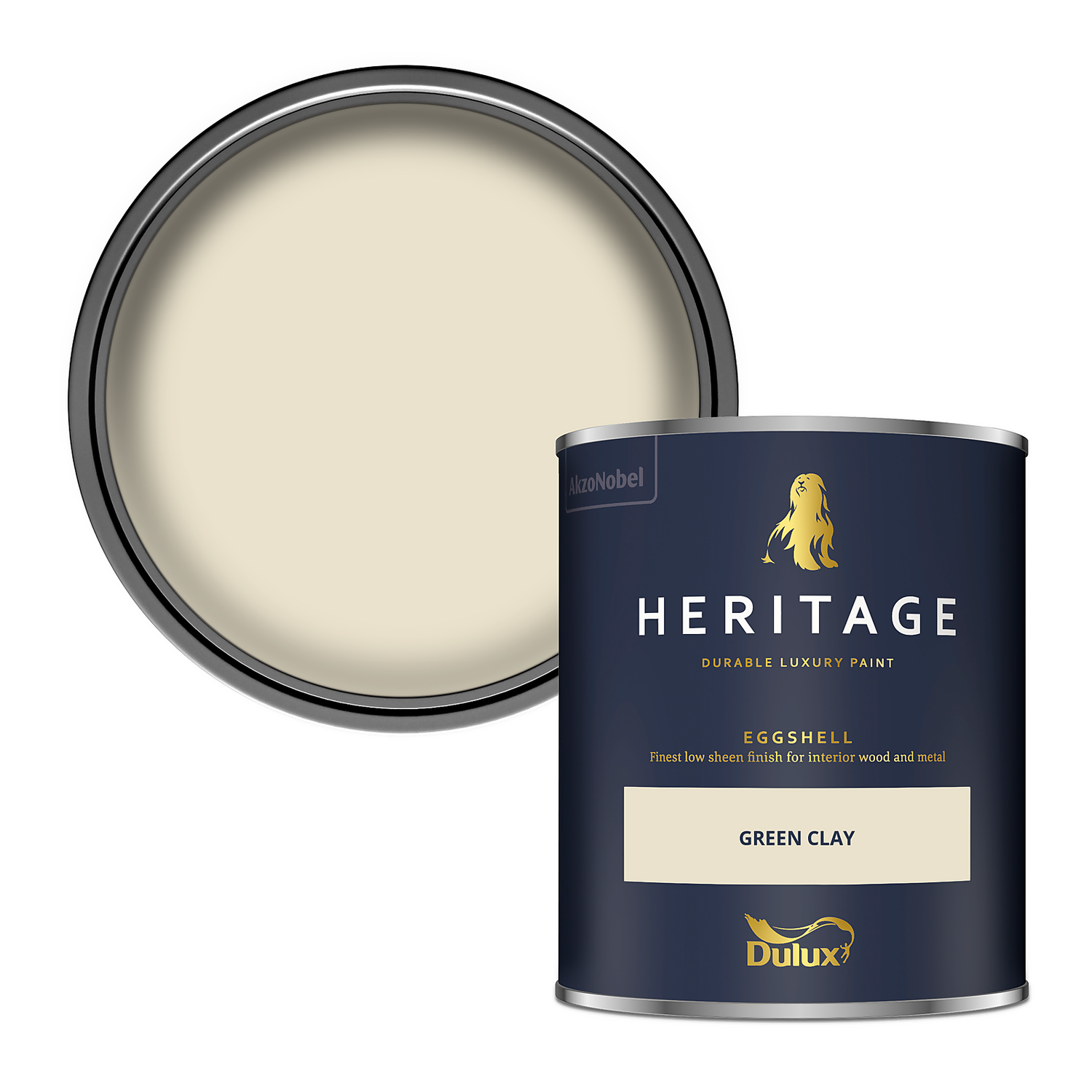 Dulux Heritage Eggshell Paint Green Clay - 750ml 3 Dulux Heritage Eggshell Paint Green Clay - 750ml