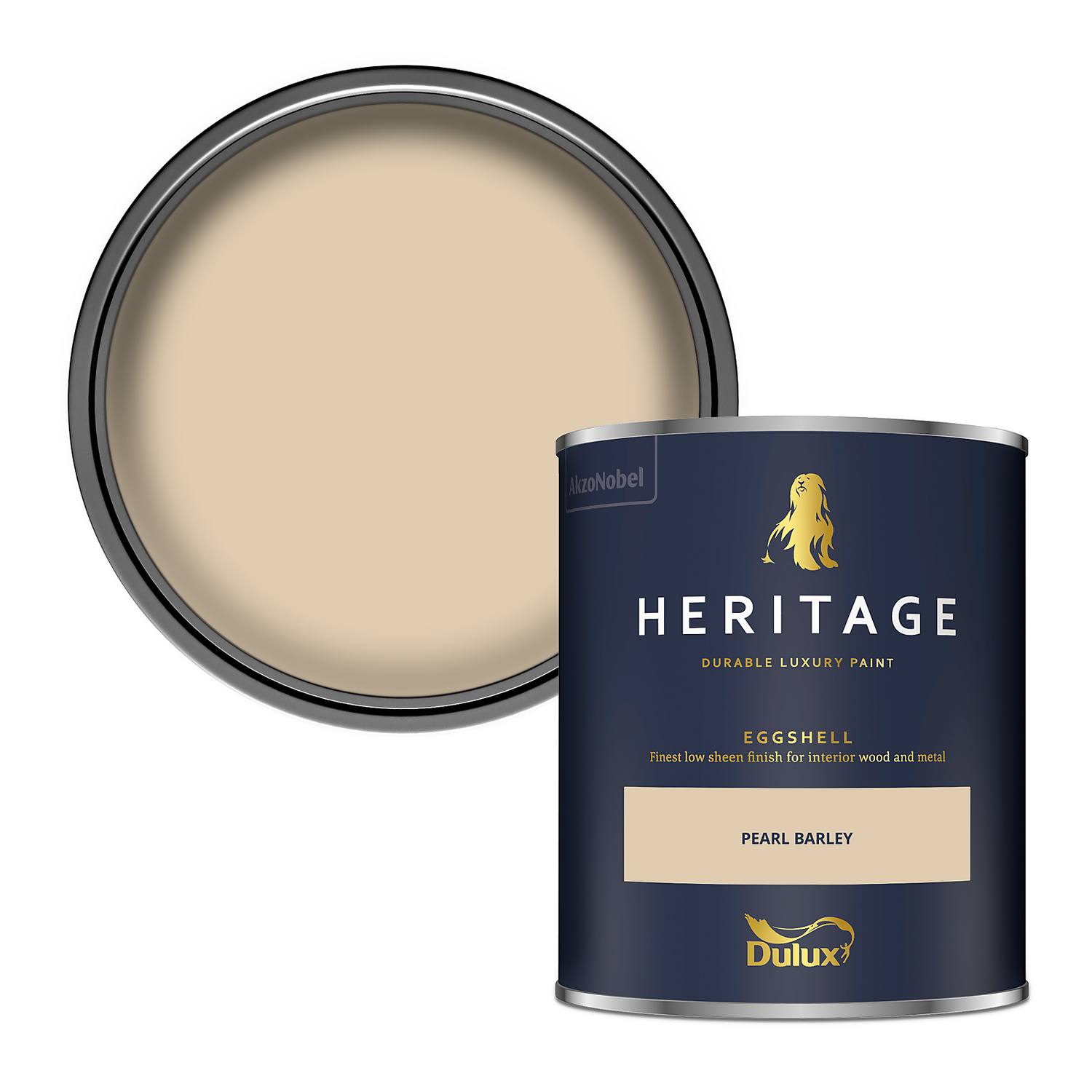 Dulux Heritage Eggshell Paint Pearl Barley - 750ml 3 Dulux Heritage Eggshell Paint Pearl Barley - 750ml