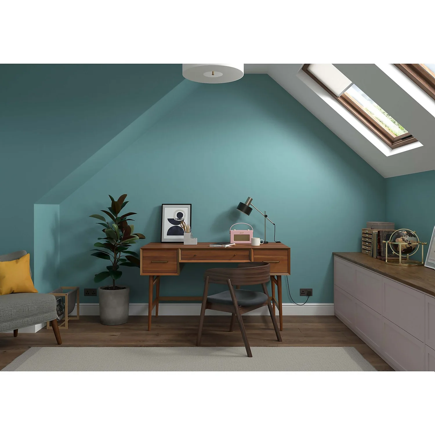 Dulux Heritage Eggshell Paint Maritime Teal - 750ml 8 Dulux Heritage Eggshell Paint Maritime Teal - 750ml - Image 6