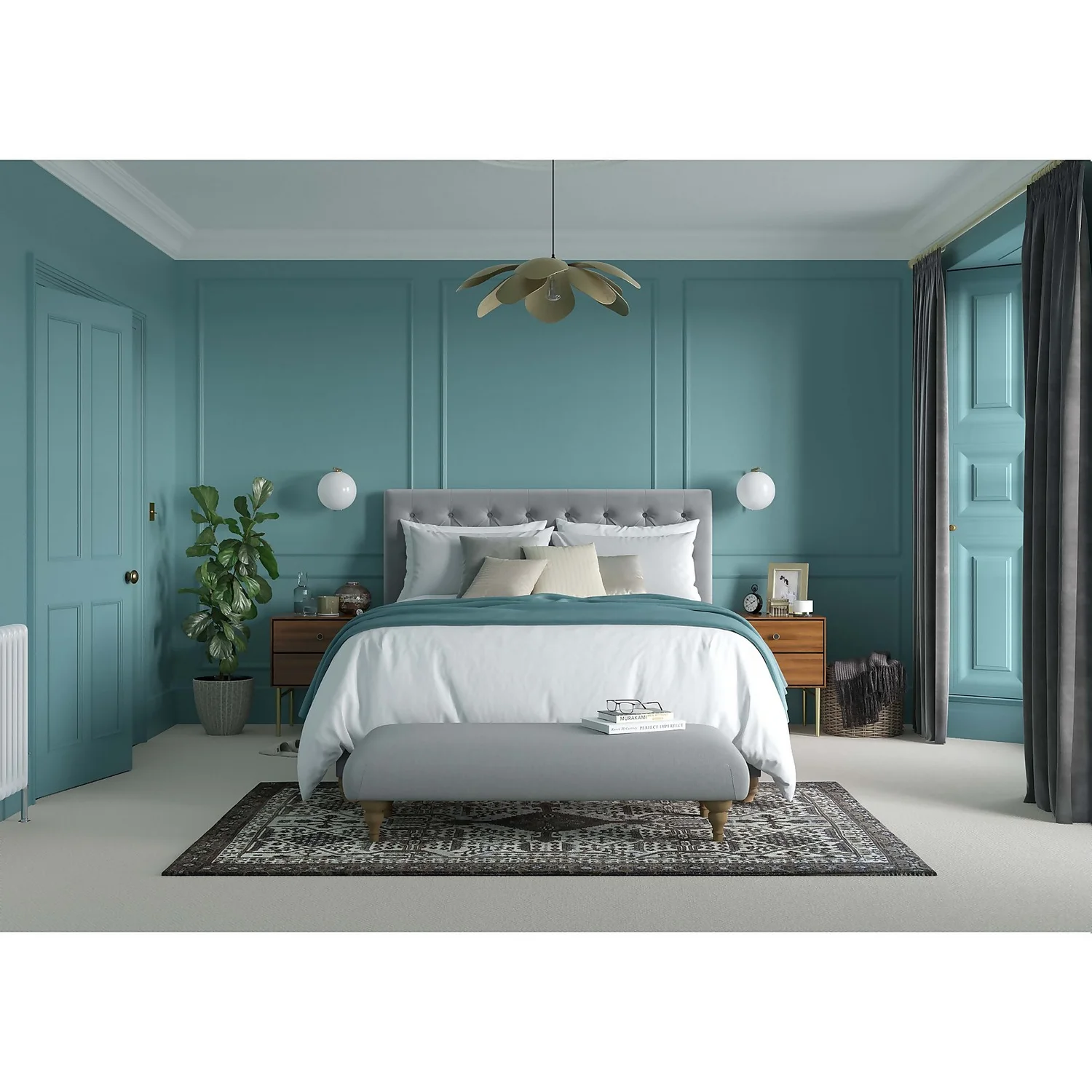 Dulux Heritage Eggshell Paint Maritime Teal - 750ml 9 Dulux Heritage Eggshell Paint Maritime Teal - 750ml - Image 7