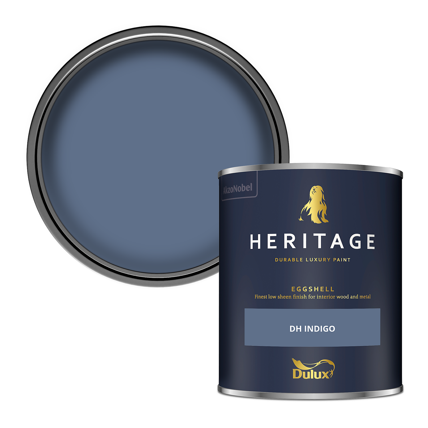Dulux Heritage Eggshell Paint DH Indigo - 750ml 3 Dulux Heritage Eggshell Paint DH Indigo - 750ml