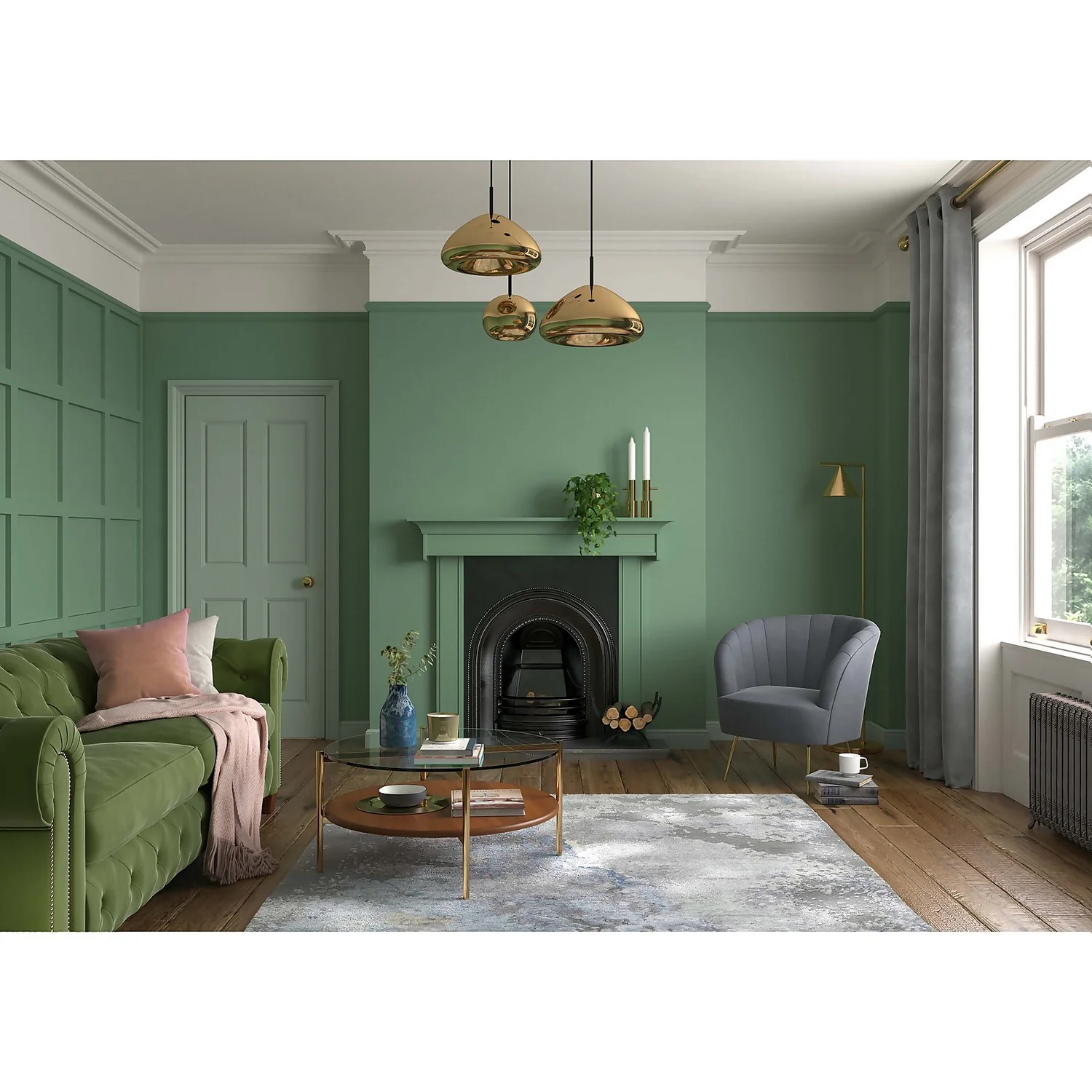 Dulux Heritage Eggshell Paint DH Grass Green - 750ml 4 Dulux Heritage Eggshell Paint DH Grass Green - 750ml - Image 2