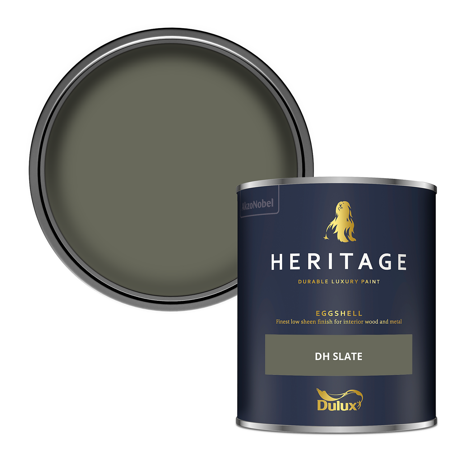 Dulux Heritage Eggshell Paint DH Slate - 750ml 3 Dulux Heritage Eggshell Paint DH Slate - 750ml