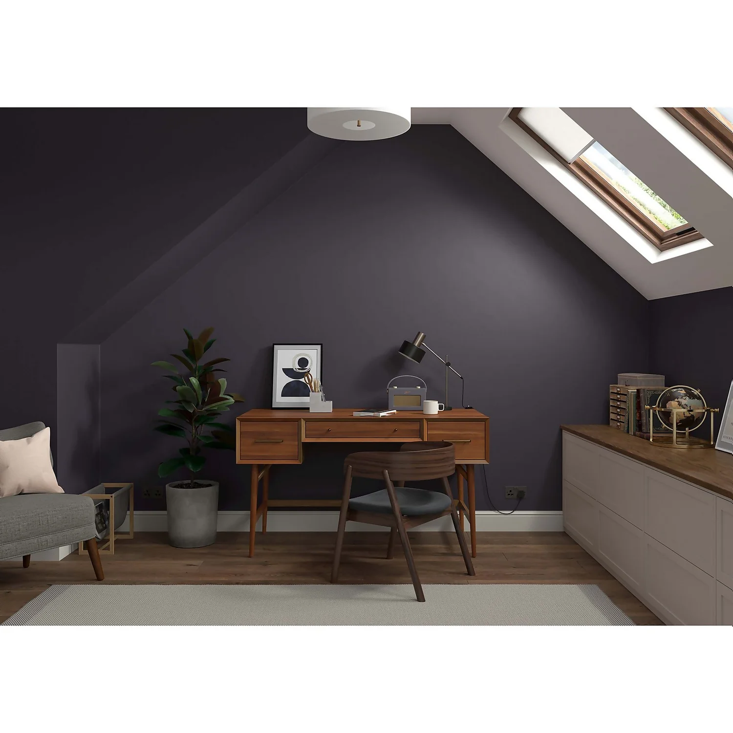 Dulux Heritage Eggshell Paint Dark Aubergine - 750ml 8 Dulux Heritage Eggshell Paint Dark Aubergine - 750ml - Image 6
