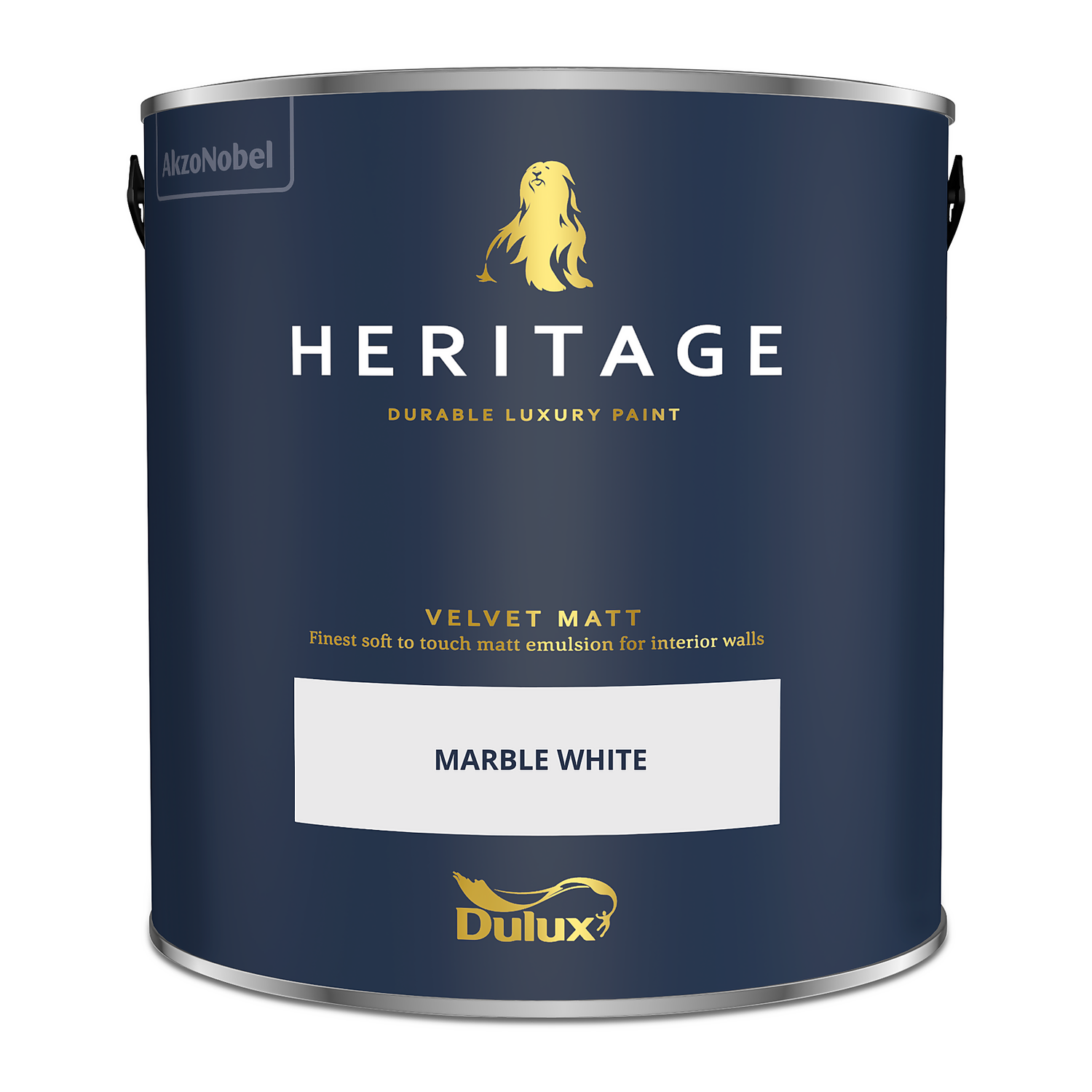 Dulux Heritage Matt Emulsion Paint Marble White - 2.5L 6 Dulux Heritage Matt Emulsion Paint Marble White - 2.5L - Image 4
