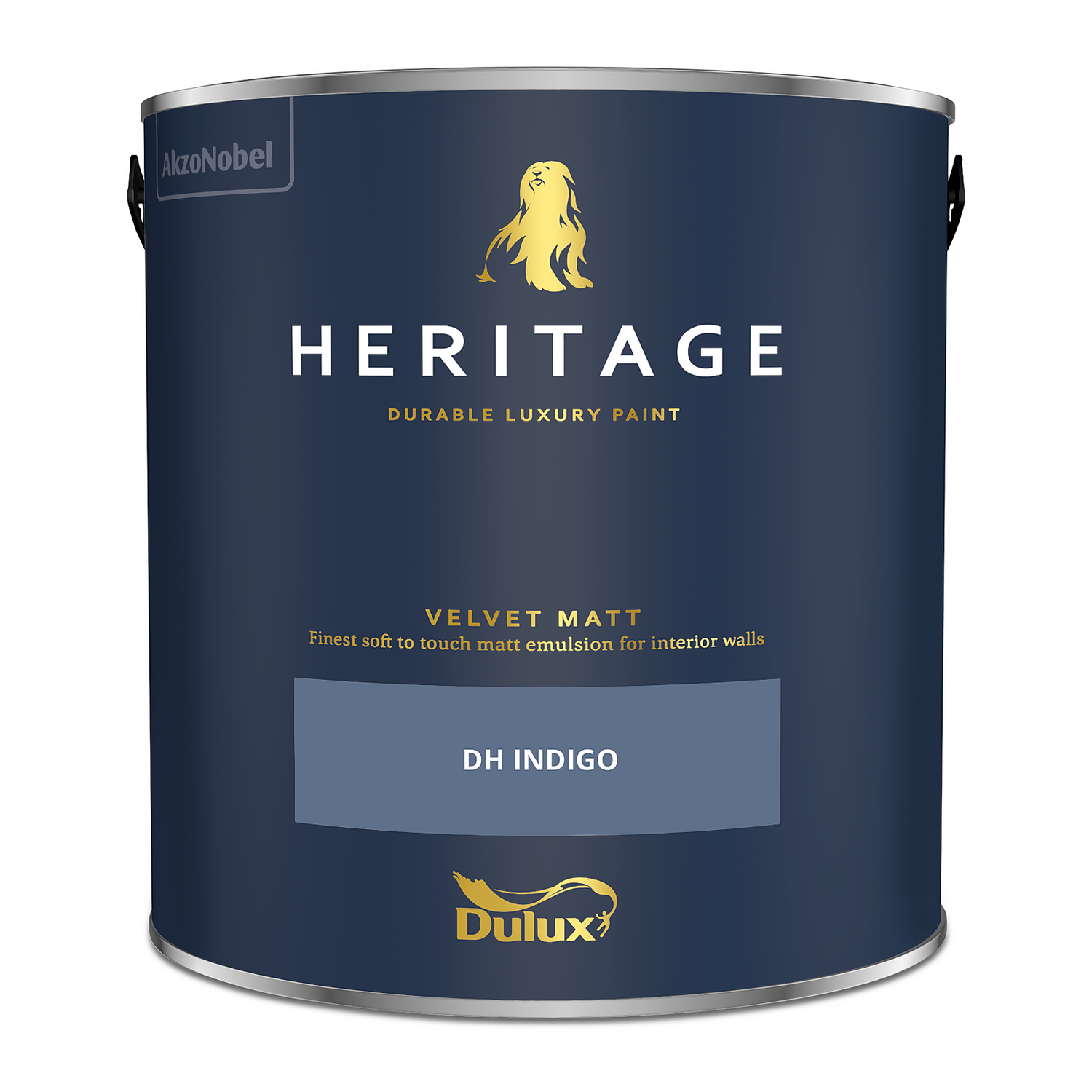 Dulux Heritage Matt Emulsion Paint DH Indigo - 2.5L 6 Dulux Heritage Matt Emulsion Paint DH Indigo - 2.5L - Image 4