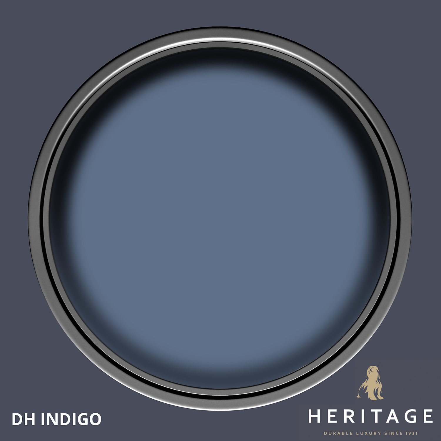 Dulux Heritage Matt Emulsion Paint DH Indigo - 2.5L 5 Dulux Heritage Matt Emulsion Paint DH Indigo - 2.5L - Image 3