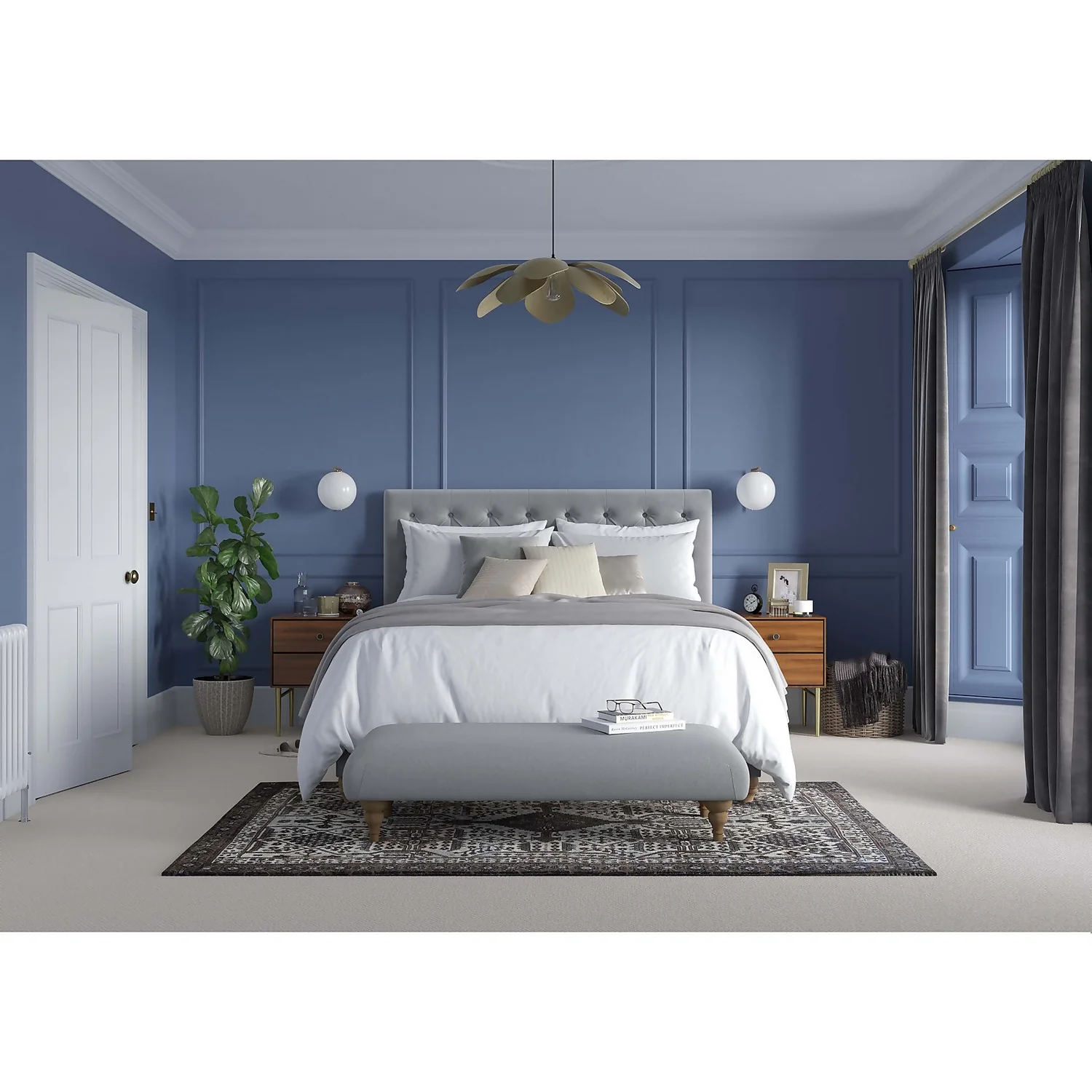 Dulux Heritage Matt Emulsion Paint DH Indigo - 2.5L 9 Dulux Heritage Matt Emulsion Paint DH Indigo - 2.5L - Image 7