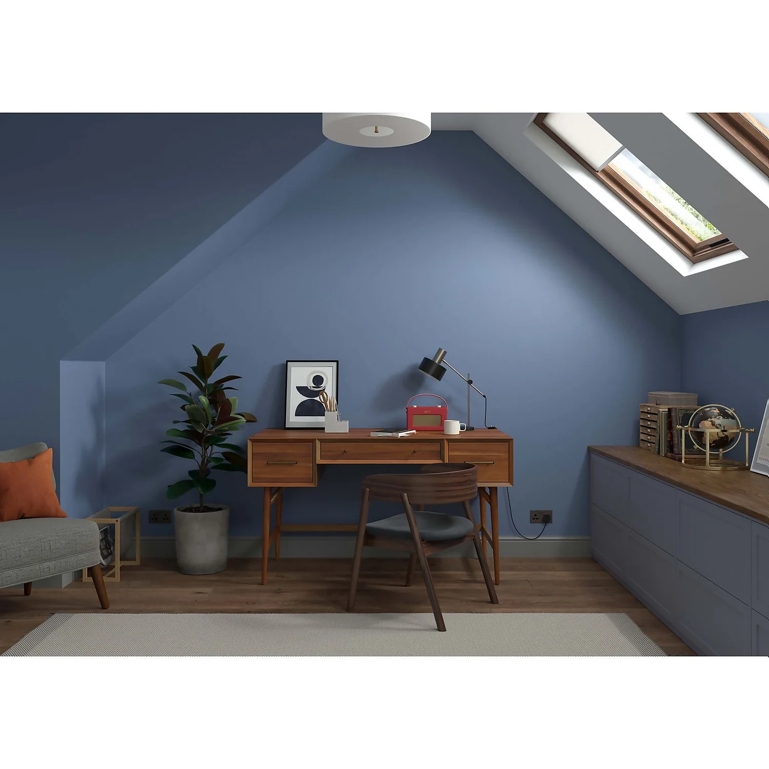 Dulux Heritage Matt Emulsion Paint DH Indigo - 2.5L 8 Dulux Heritage Matt Emulsion Paint DH Indigo - 2.5L - Image 6