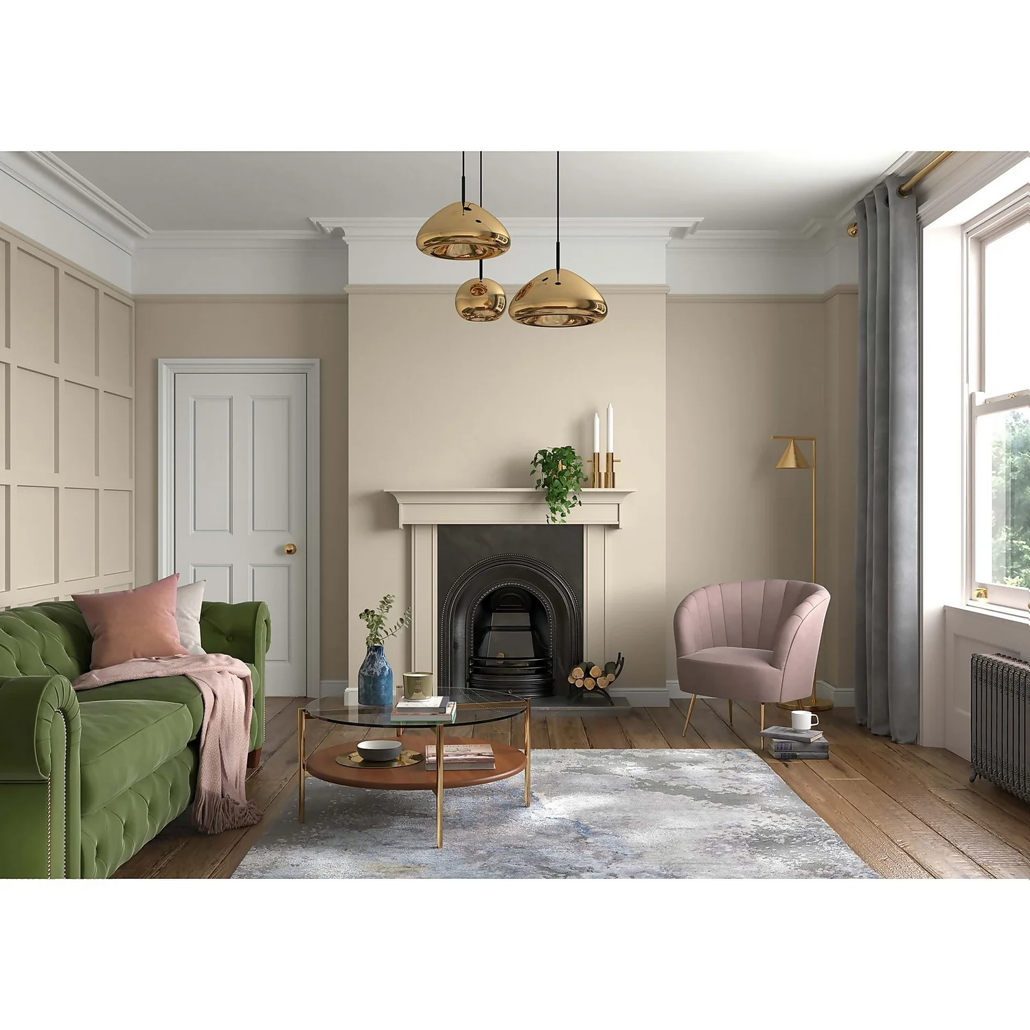 Dulux Heritage Matt Emulsion Paint Raw Cashmere - 2.5L 4 Dulux Heritage Matt Emulsion Paint Raw Cashmere - 2.5L - Image 2