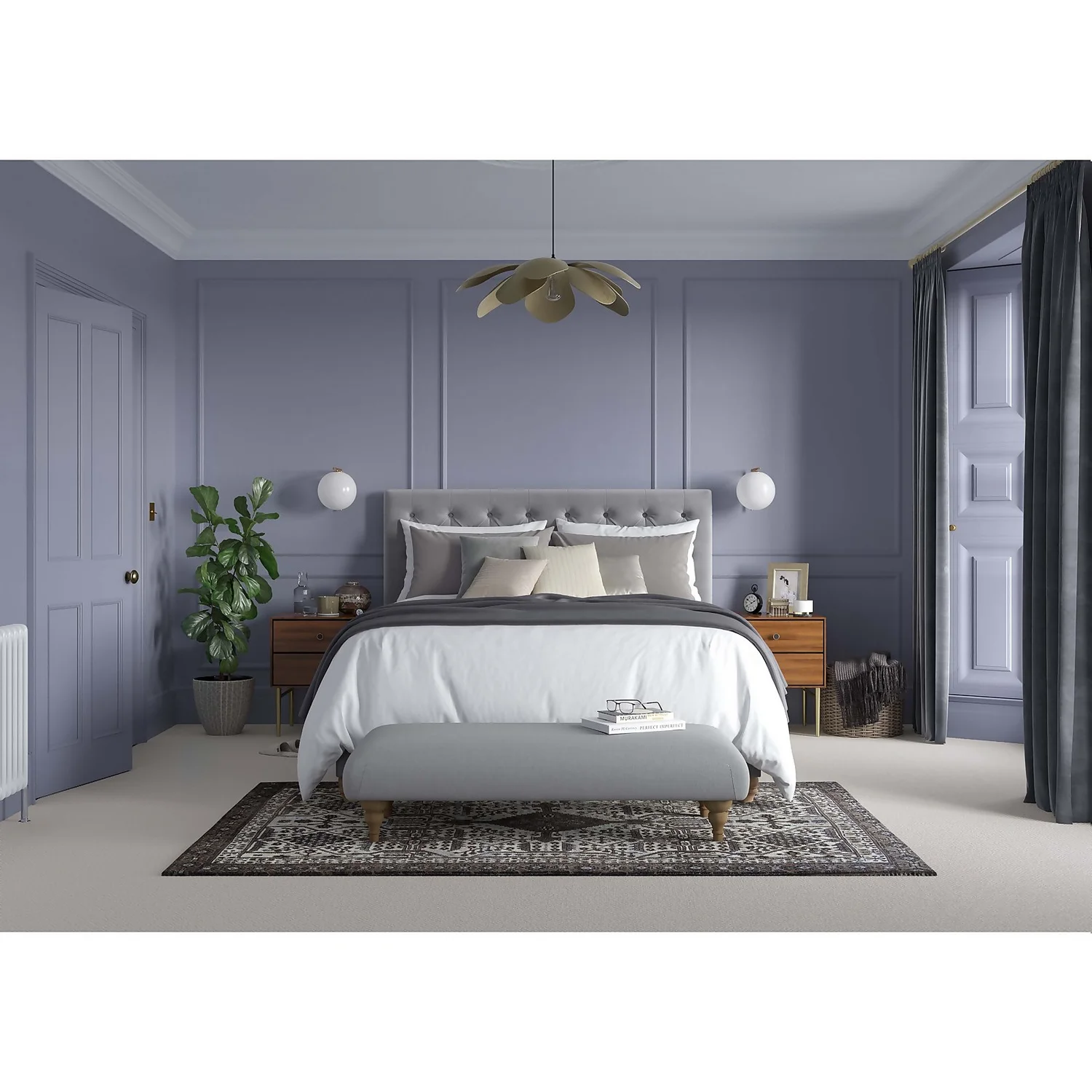 Dulux Heritage Matt Emulsion Paint Violet Night - 2.5L 9 Dulux Heritage Matt Emulsion Paint Violet Night - 2.5L - Image 7