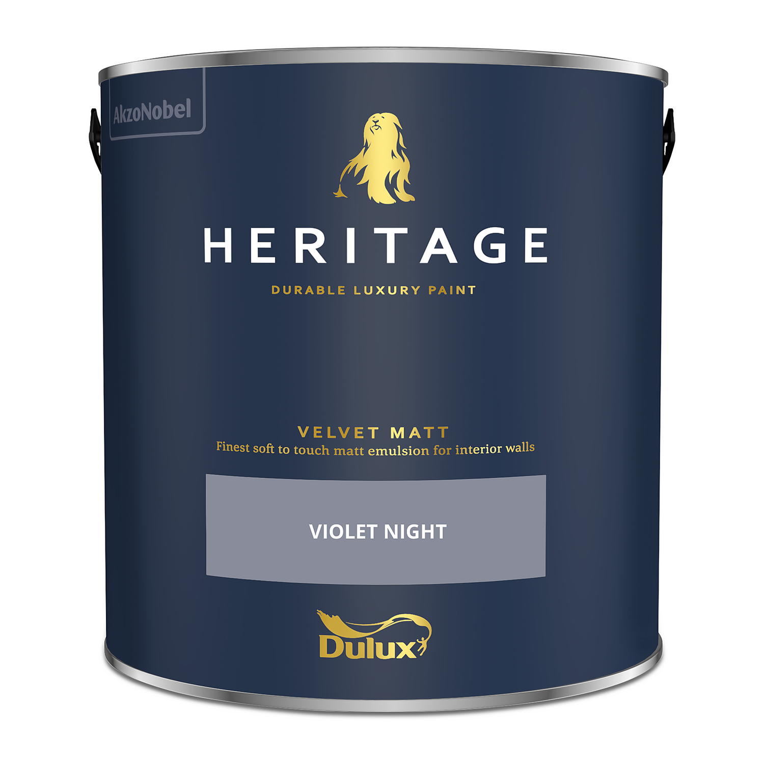 Dulux Heritage Matt Emulsion Paint Violet Night - 2.5L 6 Dulux Heritage Matt Emulsion Paint Violet Night - 2.5L - Image 4