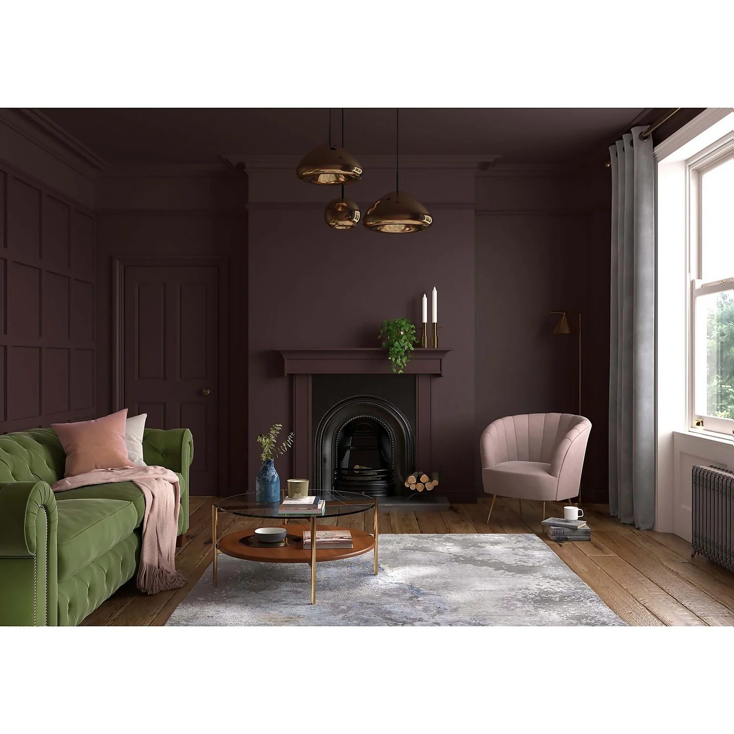 Dulux Heritage Matt Emulsion Paint Cherry Truffle - 2.5L 4 Dulux Heritage Matt Emulsion Paint Cherry Truffle - 2.5L - Image 2