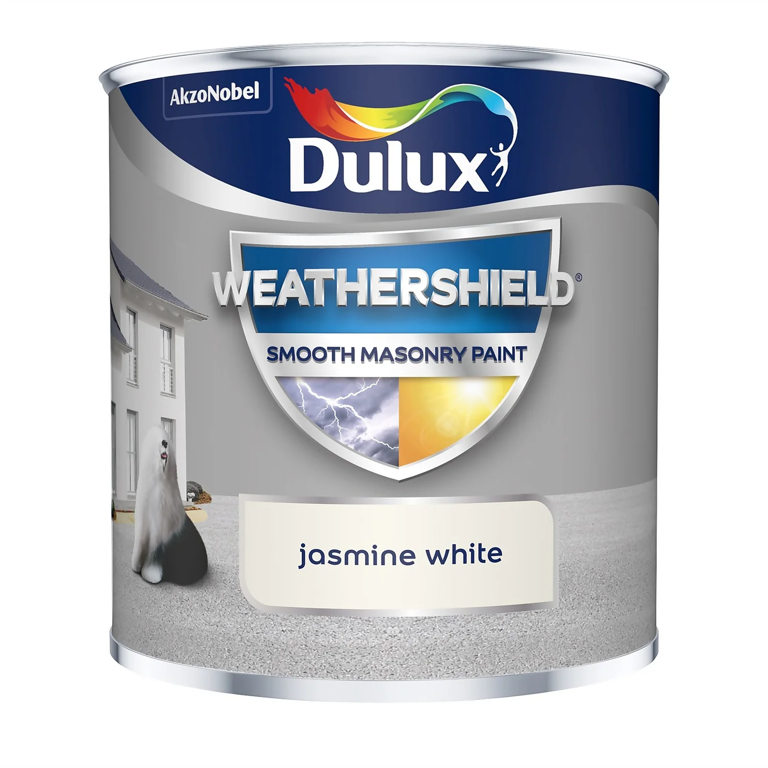 Dulux Weathershield Smooth Masonry Paint Jasmine White - Tester 250ml 3 Dulux Weathershield Smooth Masonry Paint Jasmine White - Tester 250ml