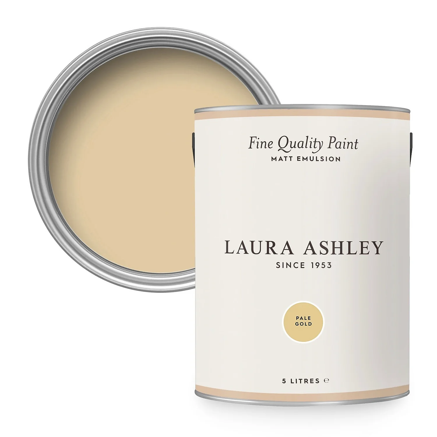 Laura Ashley Matt Emulsion Paint Pale Gold - 5L 3 Laura Ashley Matt Emulsion Paint Pale Gold - 5L