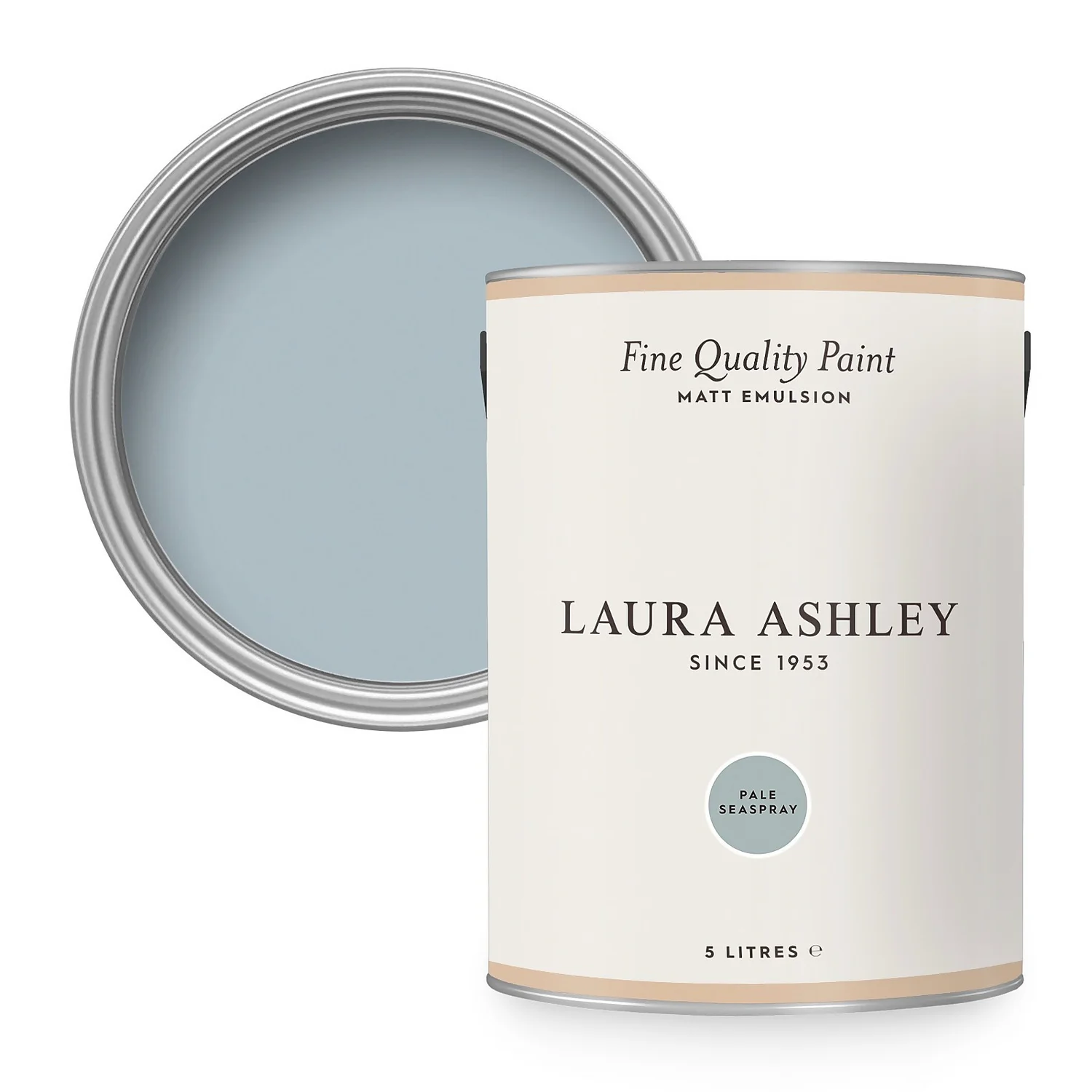 Laura Ashley Matt Emulsion Paint Pale Seaspray - 5L 3 Laura Ashley Matt Emulsion Paint Pale Seaspray - 5L
