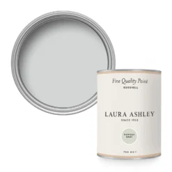 Laura Ashley Eggshell Paint Powder Grey - 750ml