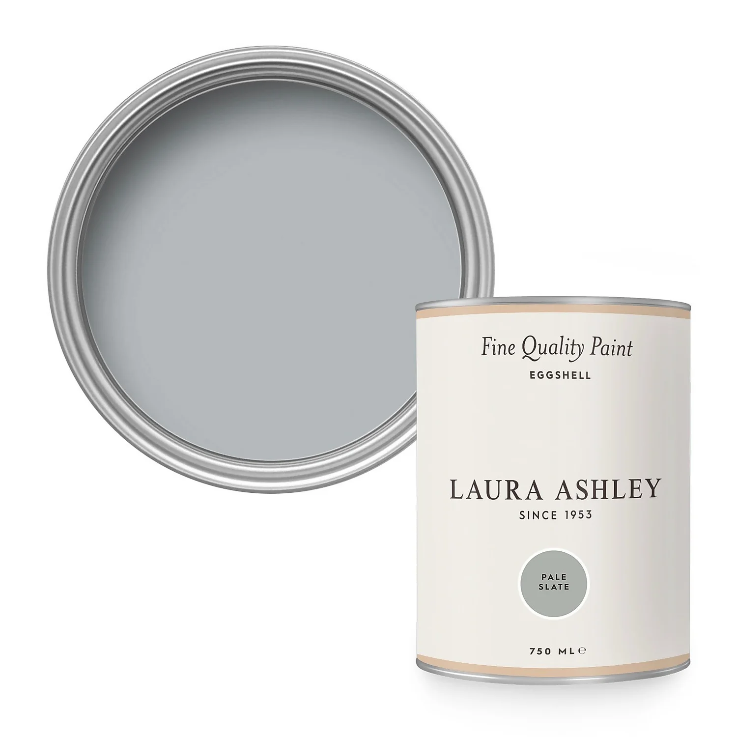 Laura Ashley Eggshell Paint Pale Slate - 750ml 3 Laura Ashley Eggshell Paint Pale Slate - 750ml