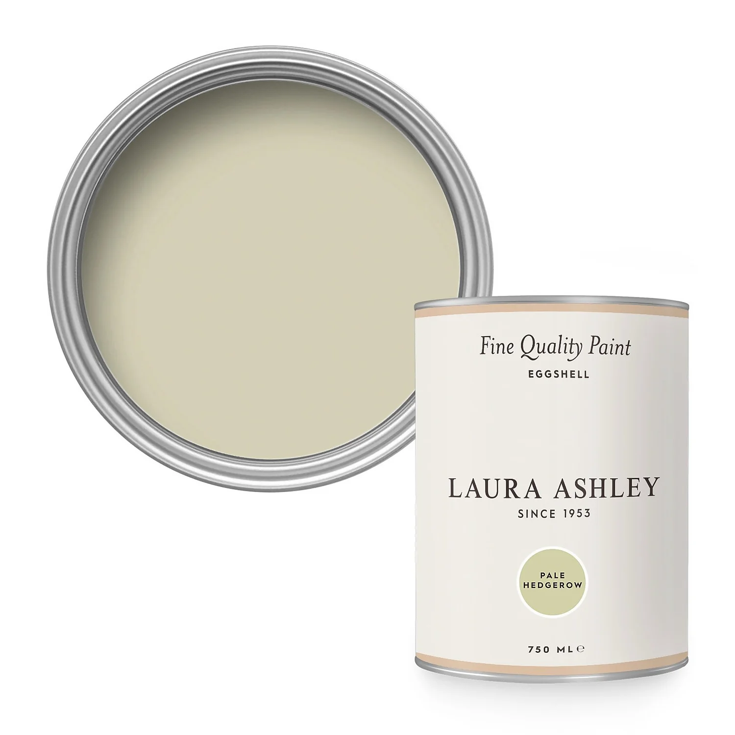 Laura Ashley Eggshell Paint Pale Hedgerow - 750ml 3 Laura Ashley Eggshell Paint Pale Hedgerow - 750ml