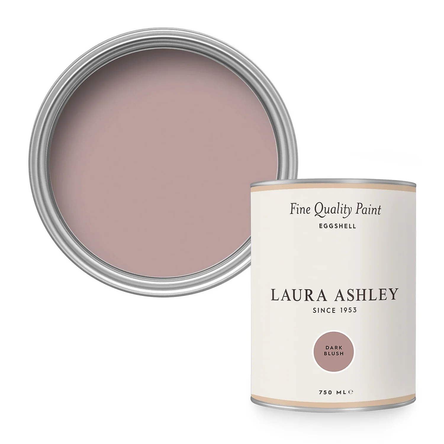 Laura Ashley Eggshell Paint Dark Blush - 750ml 3 Laura Ashley Eggshell Paint Dark Blush - 750ml