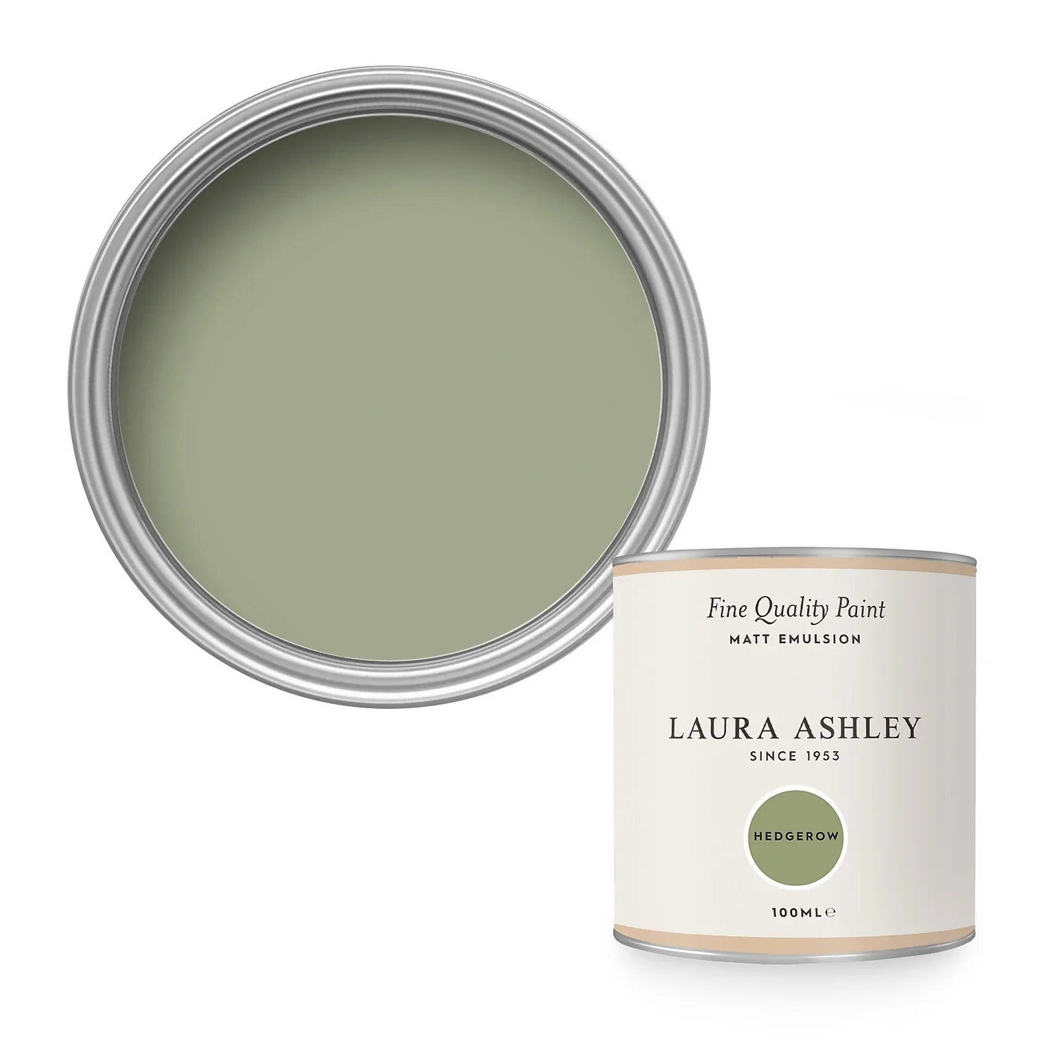Laura Ashley Matt Emulsion Paint Hedgerow Tester 100ml 3 Laura Ashley Matt Emulsion Paint Hedgerow Tester 100ml