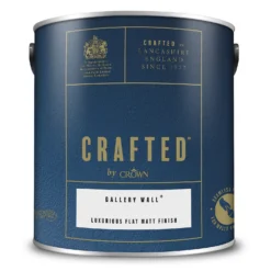 CRAFTED™ By Crown Flat Matt Interior Wall, Ceiling And Wood Paint Gallery Wall® - 2.5L -Laura Paint Shop 13167115 1734881130850901