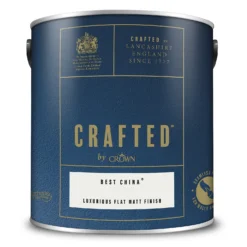 CRAFTED™ By Crown Flat Matt Interior Wall, Ceiling And Wood Paint Best China® - 2.5L 10 CRAFTED™ By Crown Flat Matt Interior Wall, Ceiling And Wood Paint Best China® - 2.5L -Laura Paint Shop 13167146 4324881105366345