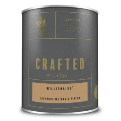 CRAFTED™ By Crown Lustrous Metallic Interior Wall And Wood Paint Millionaire® - 1.25L 9 CRAFTED™ By Crown Lustrous Metallic Interior Wall And Wood Paint Millionaire® - 1.25L -Laura Paint Shop 13167166 1464881158397039