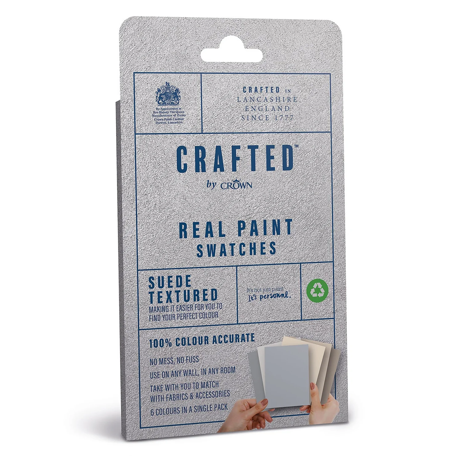 CRAFTED™ By Crown 100% Accurate Pure Paint Tester Suede Textured Family 6 Pack 3 CRAFTED™ By Crown 100% Accurate Pure Paint Tester Suede Textured Family 6 Pack
