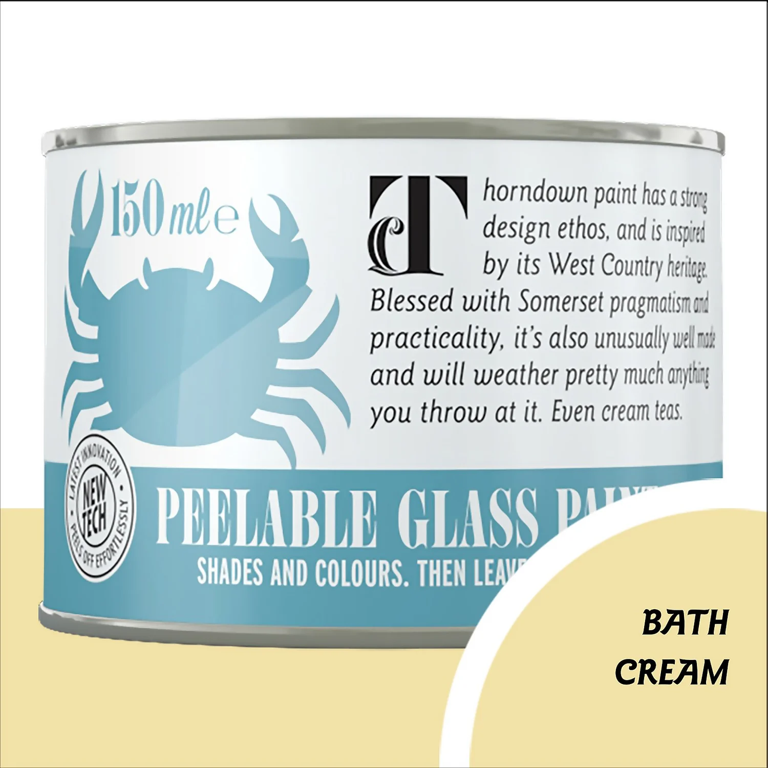Thorndown Bath Cream Peelable Glass Paint 150ml 3 Thorndown Bath Cream Peelable Glass Paint 150ml
