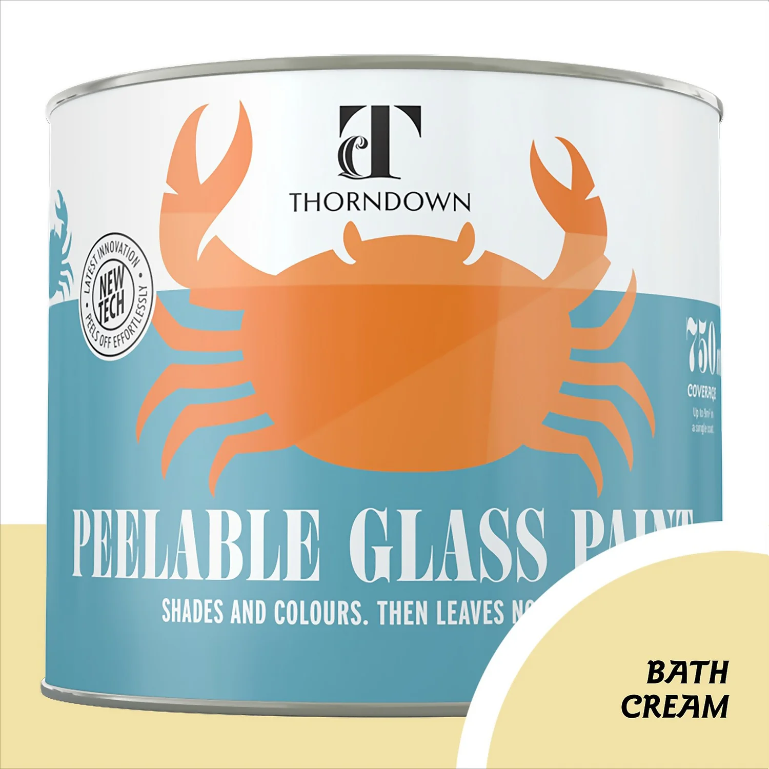 Thorndown Bath Cream Peelable Glass Paint 750ml 3 Thorndown Bath Cream Peelable Glass Paint 750ml