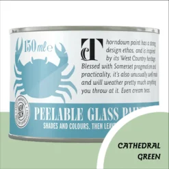 Thorndown Cathedral Green Peelable Glass Paint 150ml