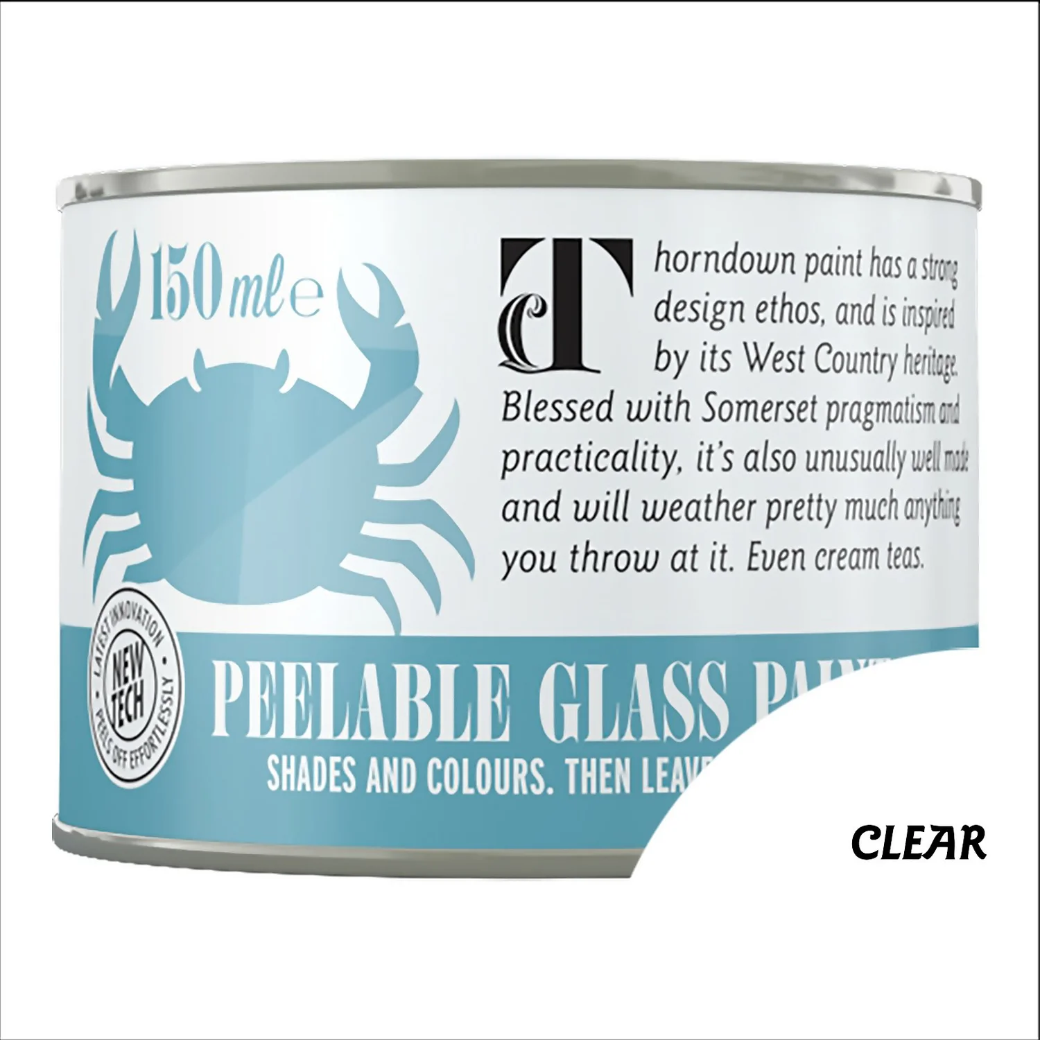 Thorndown Clear Peelable Glass Paint 150ml 3 Thorndown Clear Peelable Glass Paint 150ml